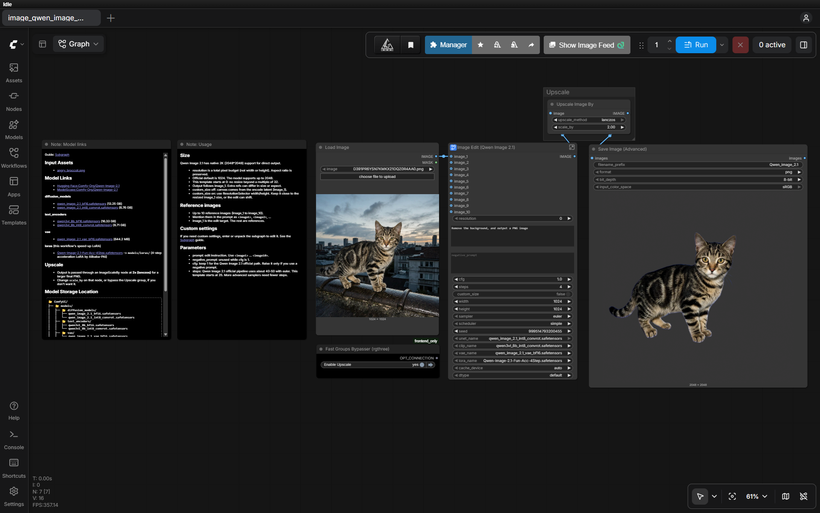 Qwen-Image 2.1 Background Removal preview