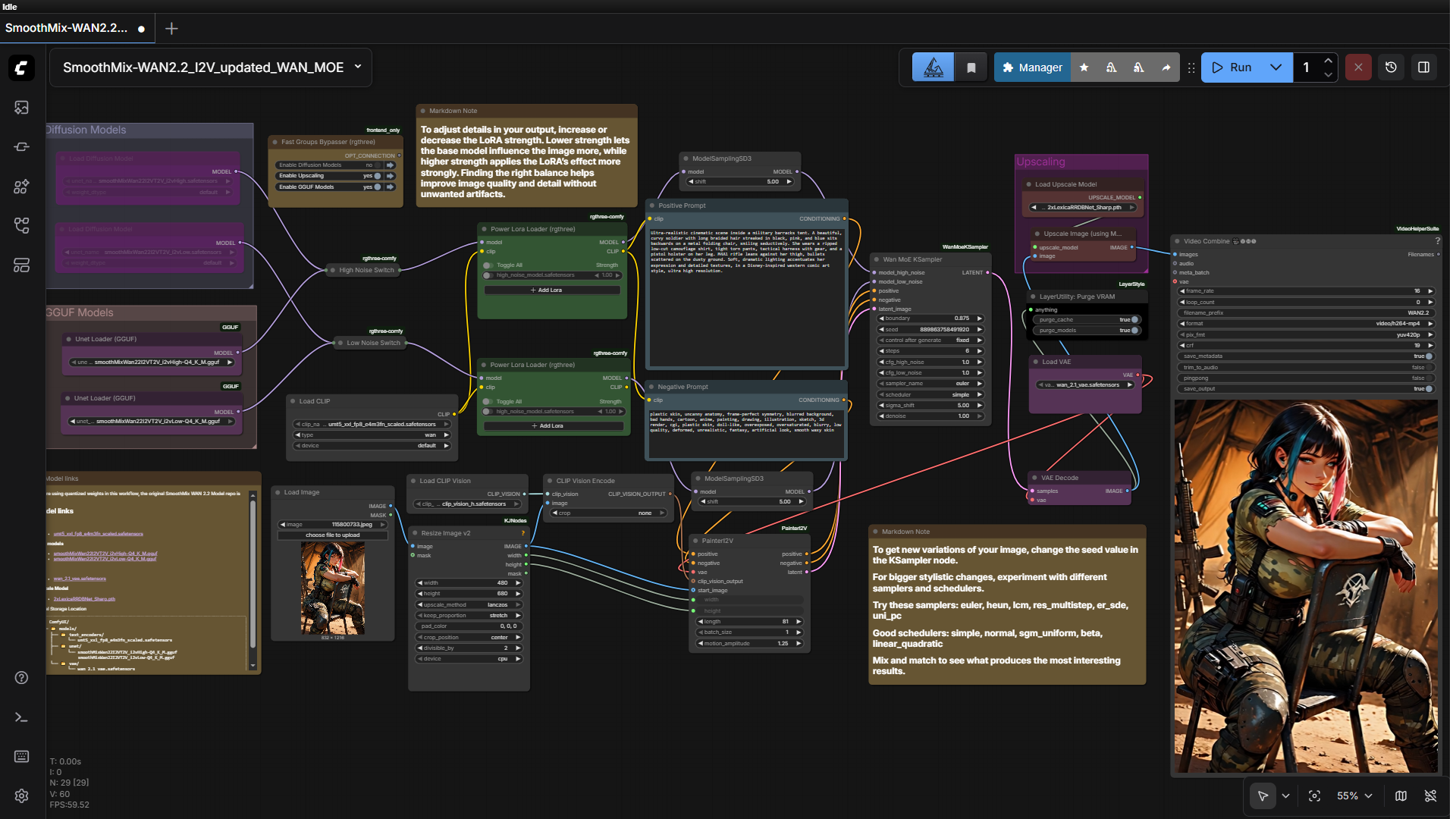 smoothmix wan 2 2 workflow